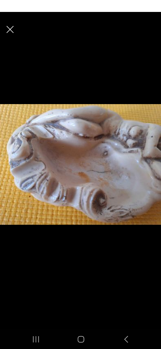 Nice Vintage Resin Nude Ashtray Over 50 Years Old image indicator(3)