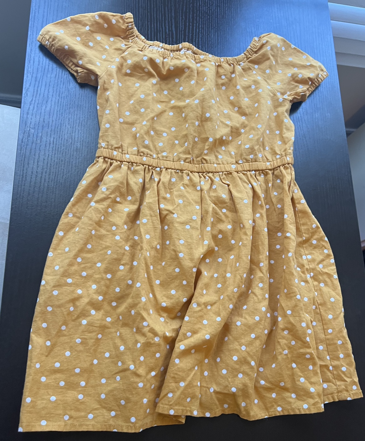Yellow Polka Dot Dress for Girls - photo 2