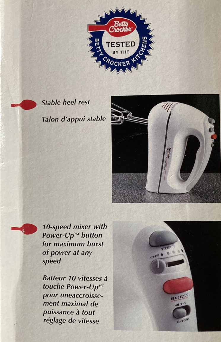 Betty Crocker Hand Mixer - photo 3