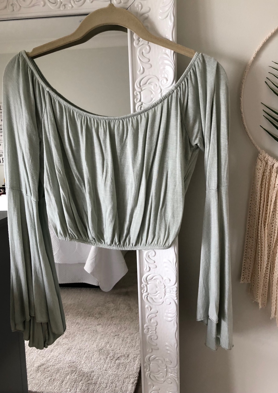 Free People Off the Shoulder Crop Top image indicator(2)