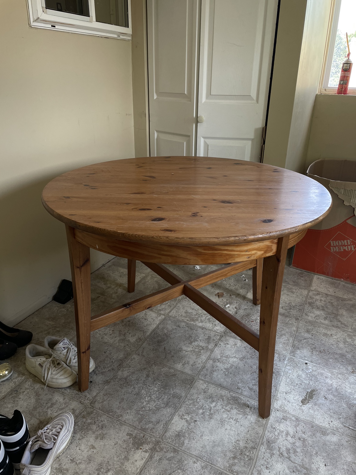#freecycle Round Wooden Table