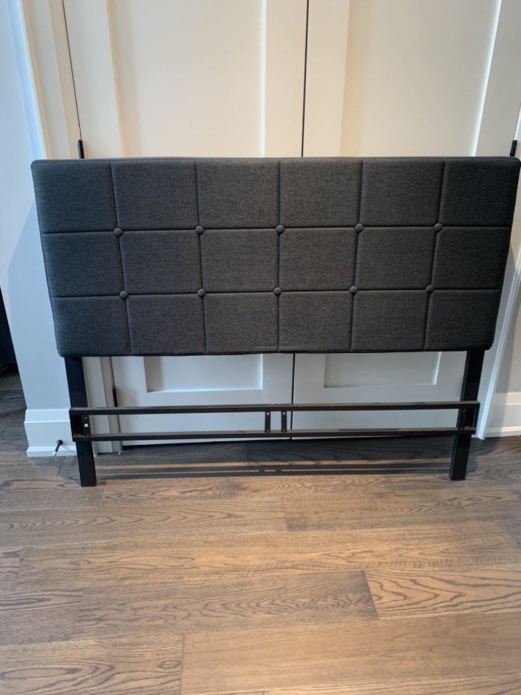 Grey Linen Headboard thumbnail
