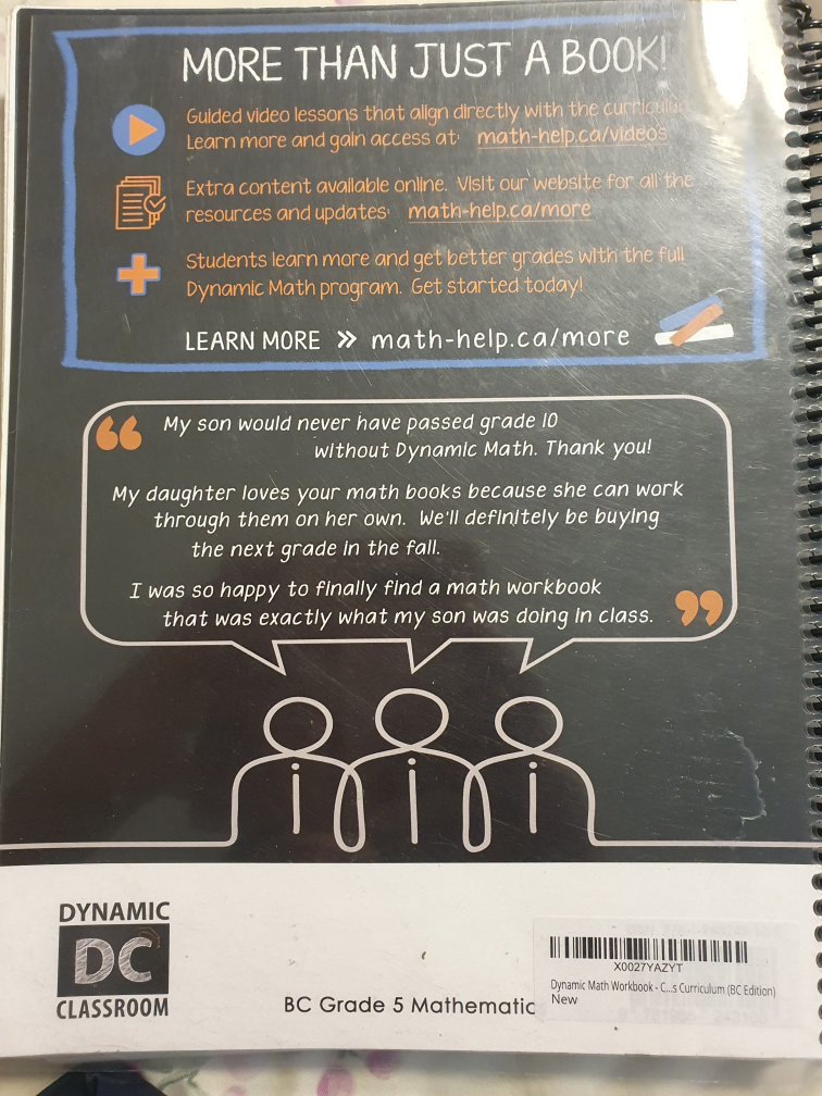 Grade 5 Math Textbook - BC Curriculum #freecycle - photo 3