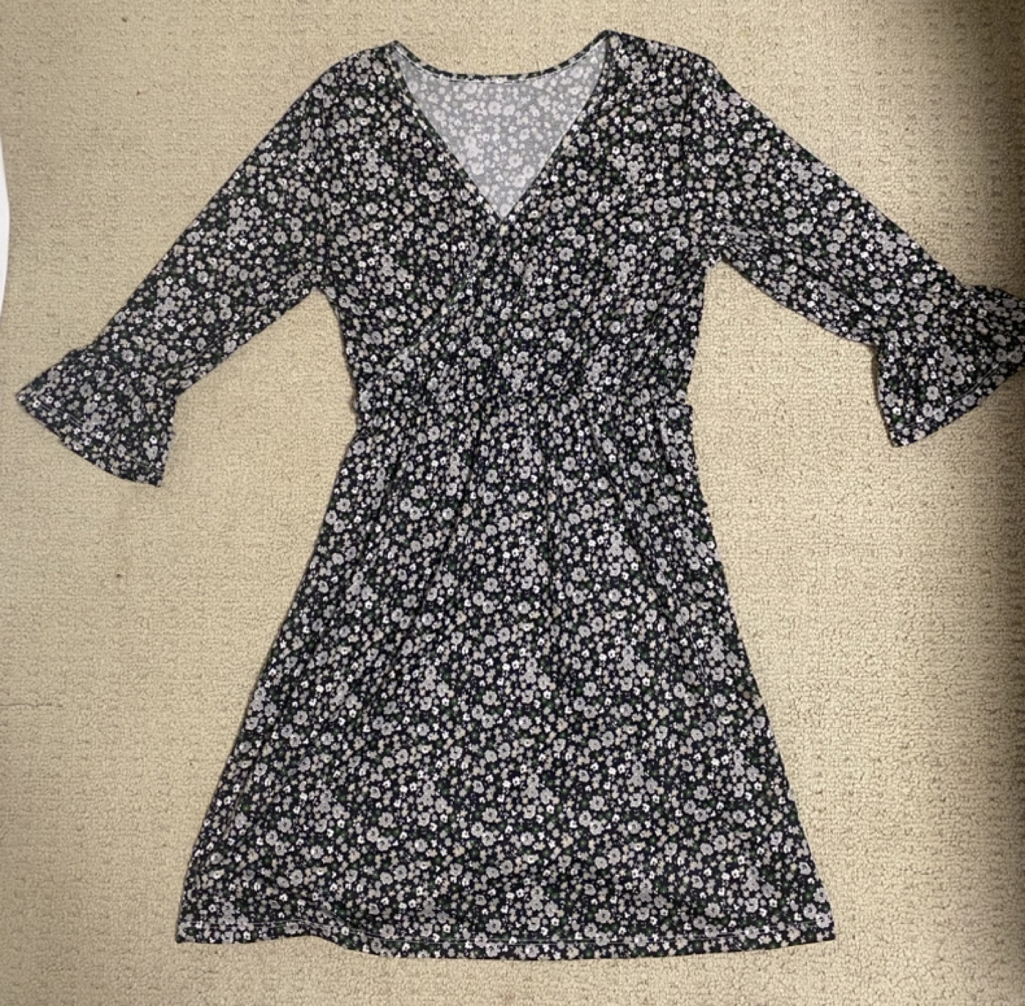 Black Floral Dress image indicator(3)