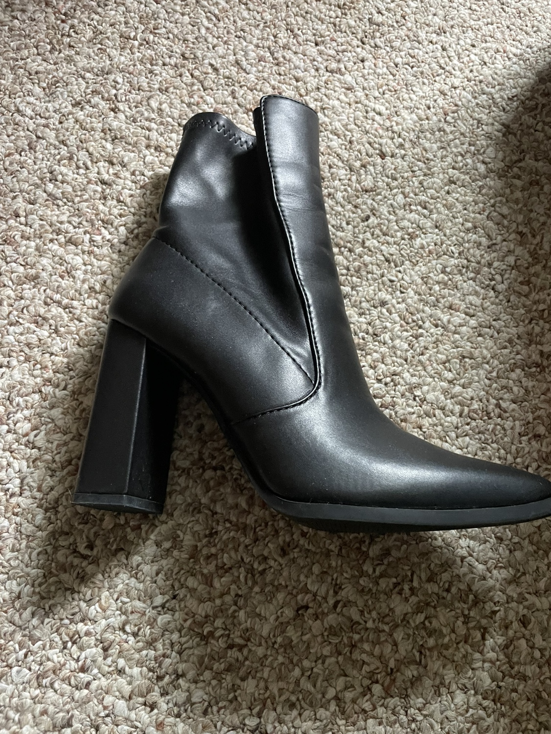 Black Pointed Toe Booties - photo 3