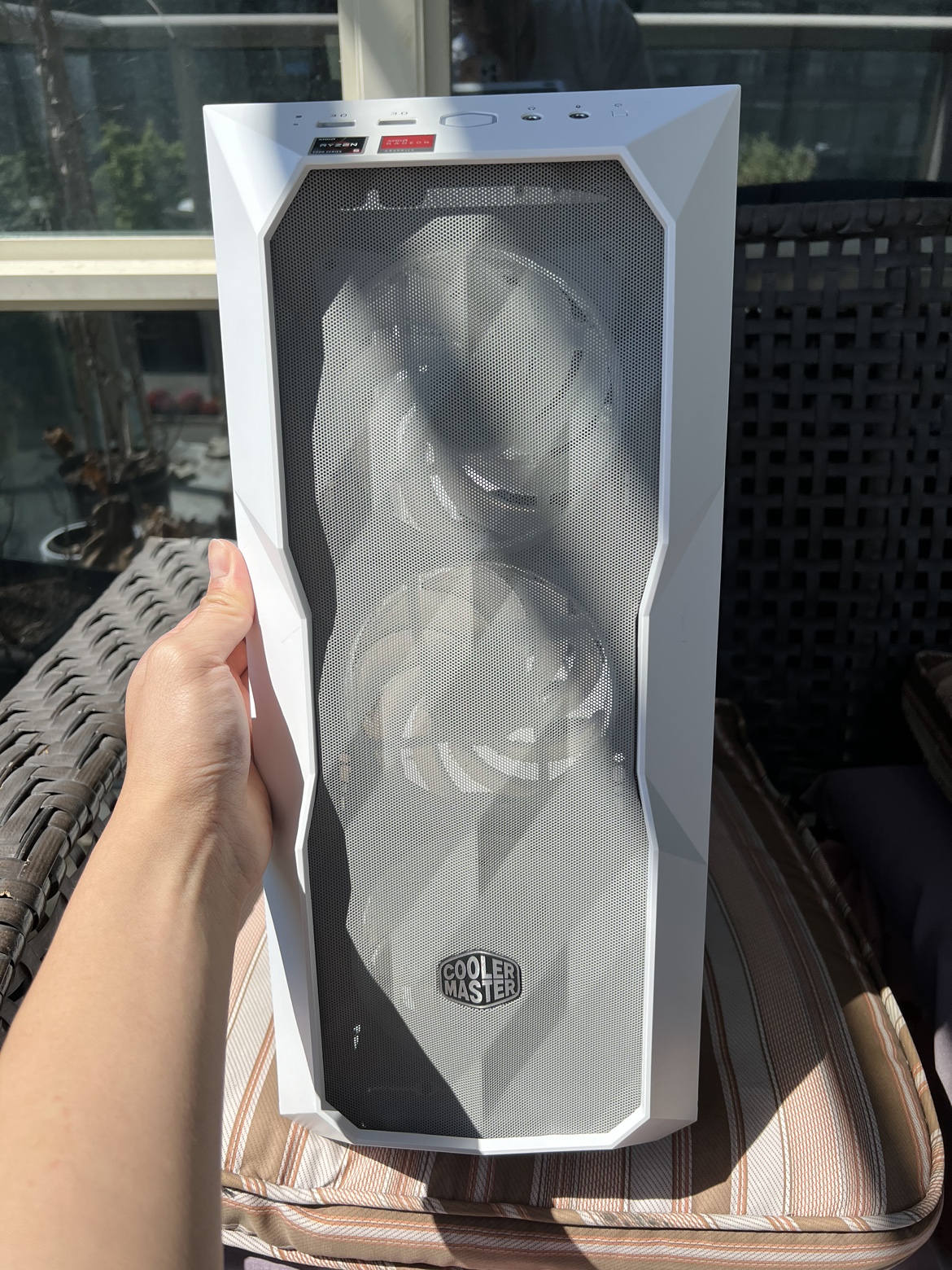PC Case - Cooler Master TD500 Mesh White Airflow ATX Mid-Tower - photo 3