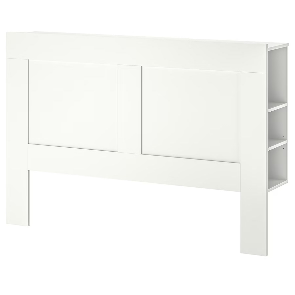 White IKEA Brimnes headboard (Queen) image indicator(3)