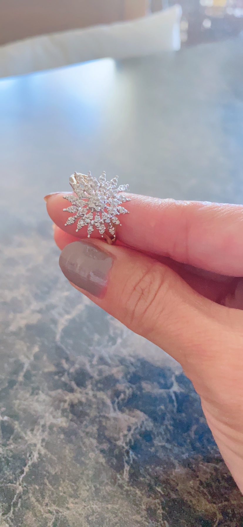 Diamond 10K White & Yellow Gold Ring - photo 2