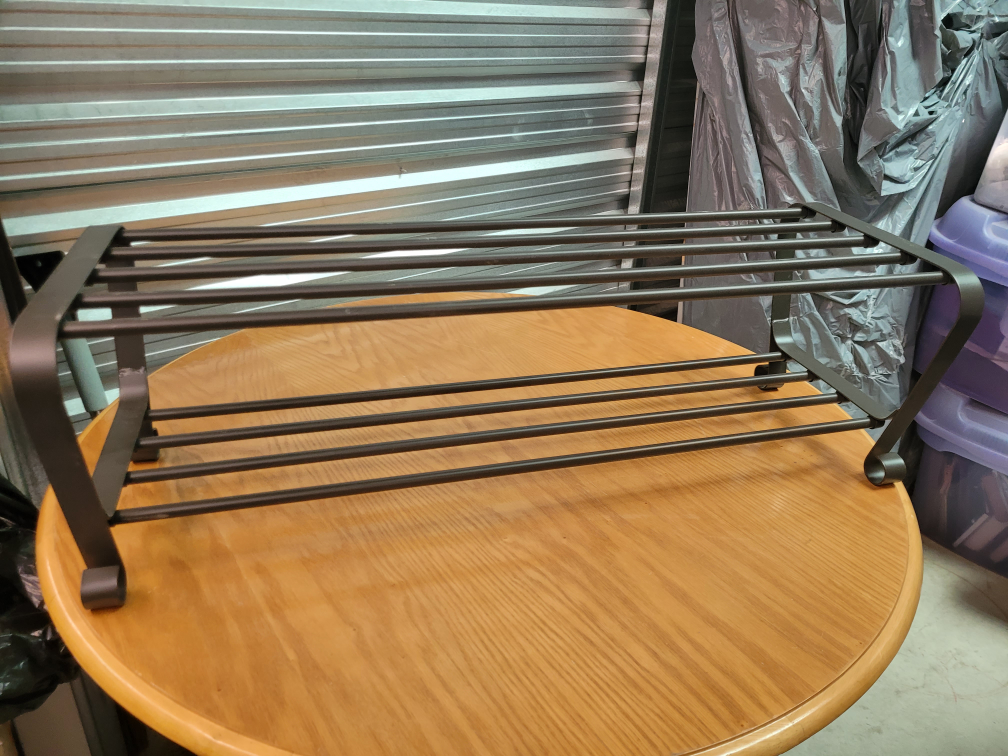 Black Metal Shoe Rack