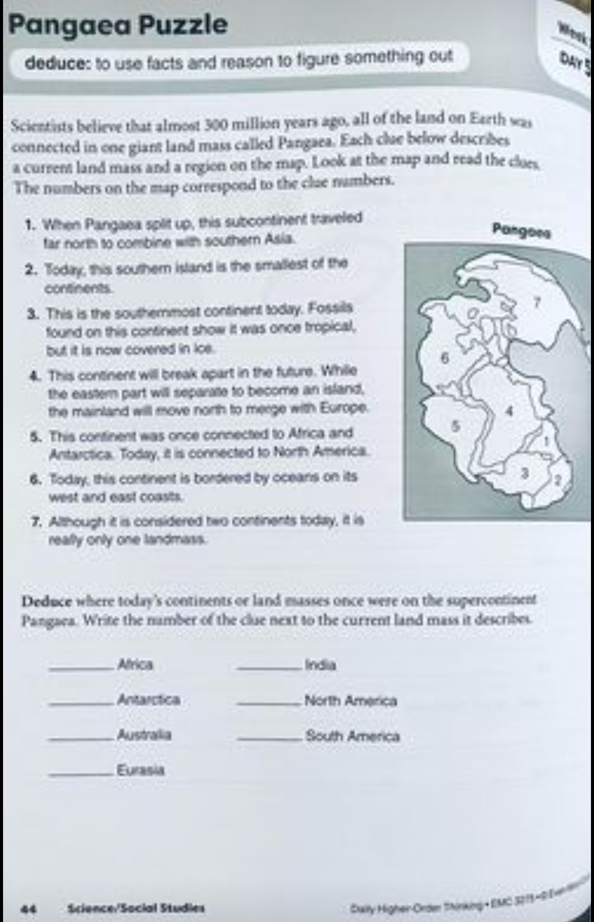 EVAN-MOOR: DAILY HIGHER ORDER THINKING (GR. 5) image indicator(4)