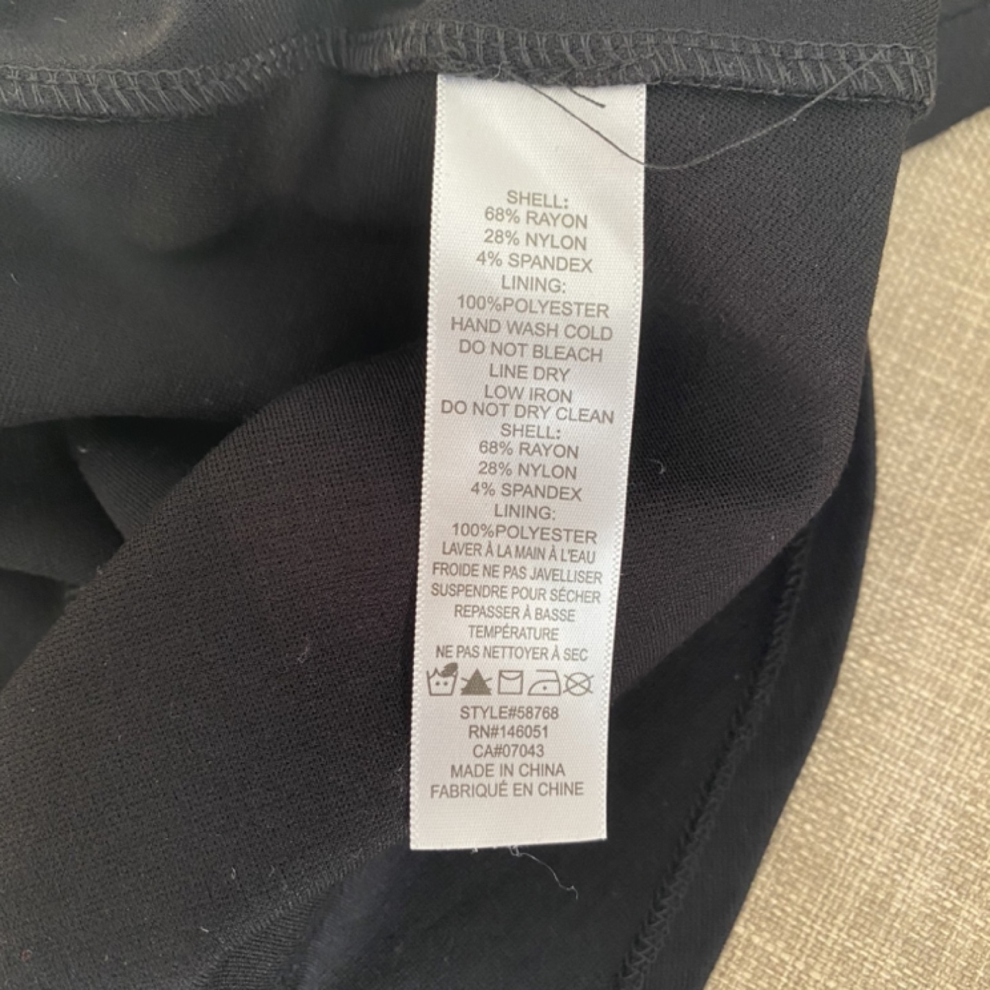 NEW Black Scalloped Neck A Line Dress (small) image indicator(6)