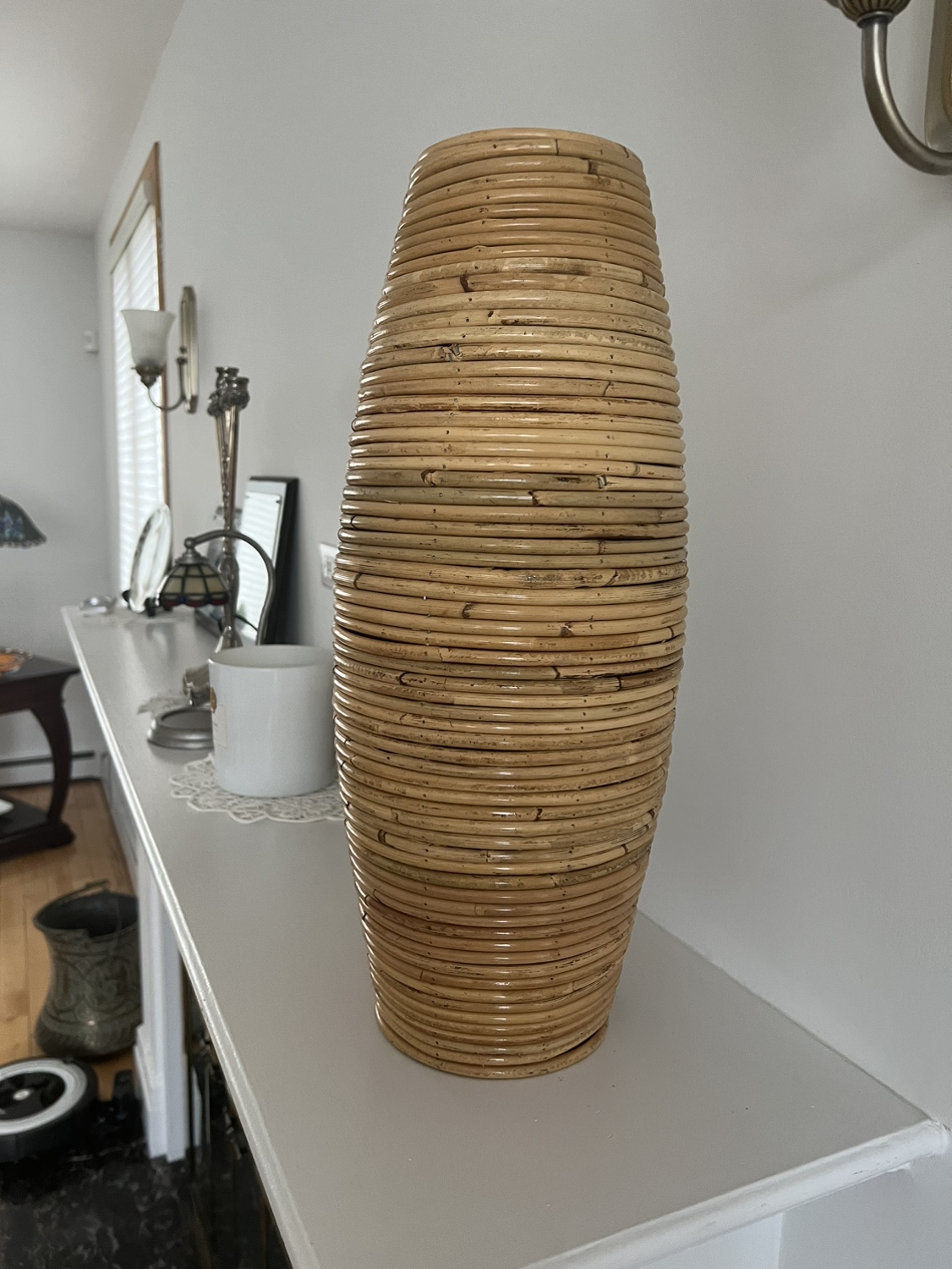 Indonesian Rattan Vase - photo 2