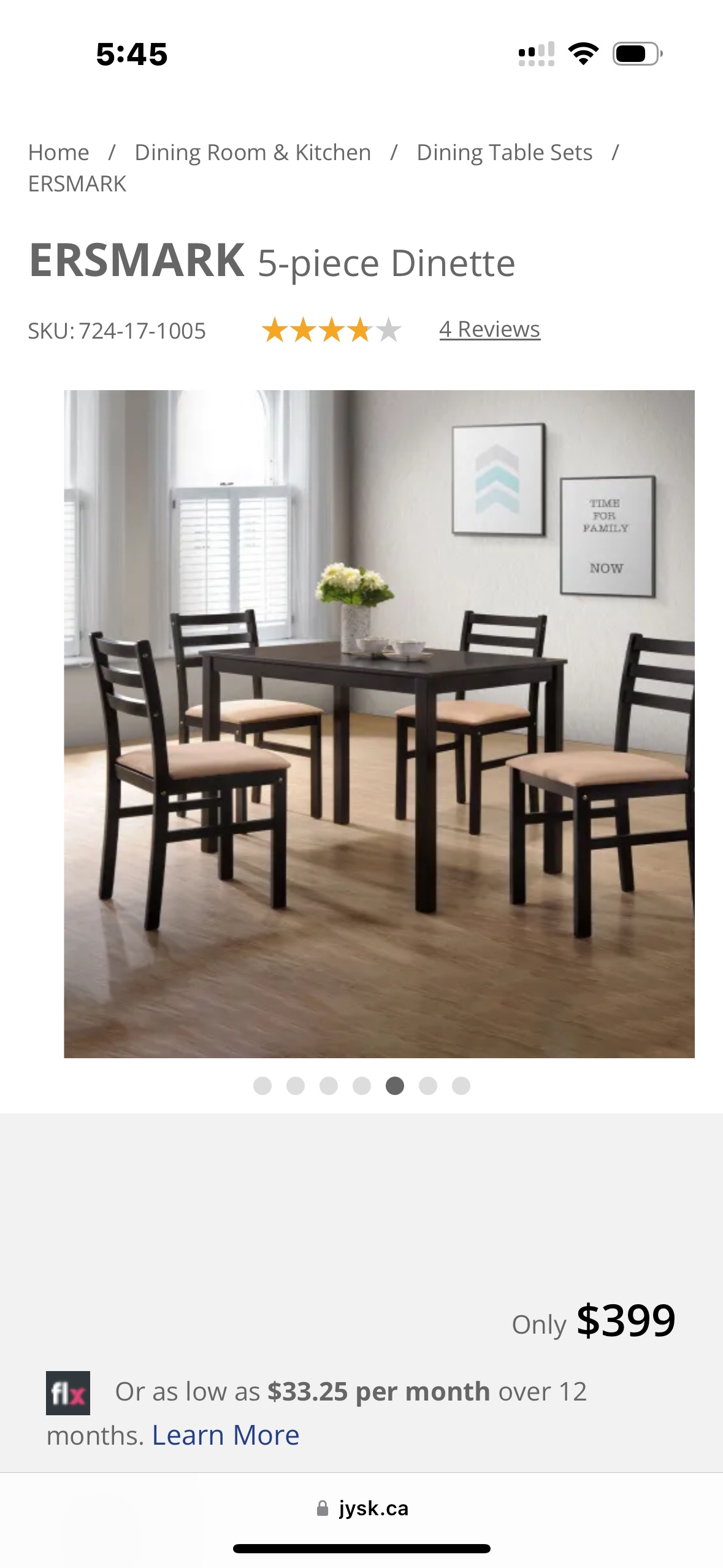 New never used dining table - photo 5