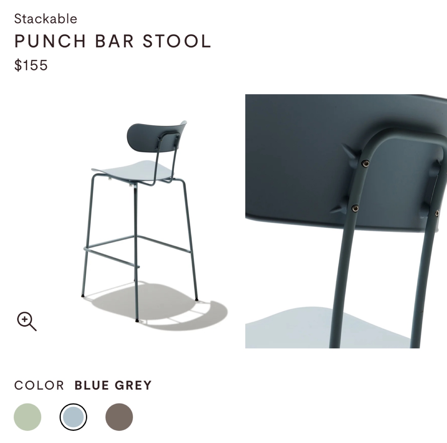 3 Punch Bar Stool - Industry West - photo 2