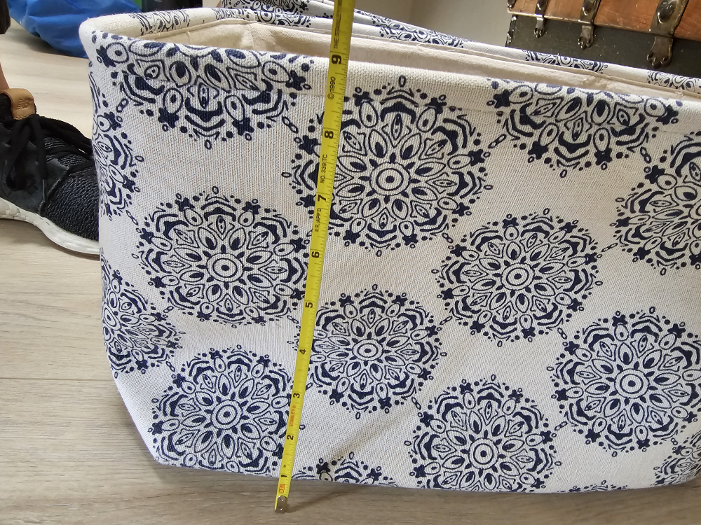 two matching canvas baskets - photo 4