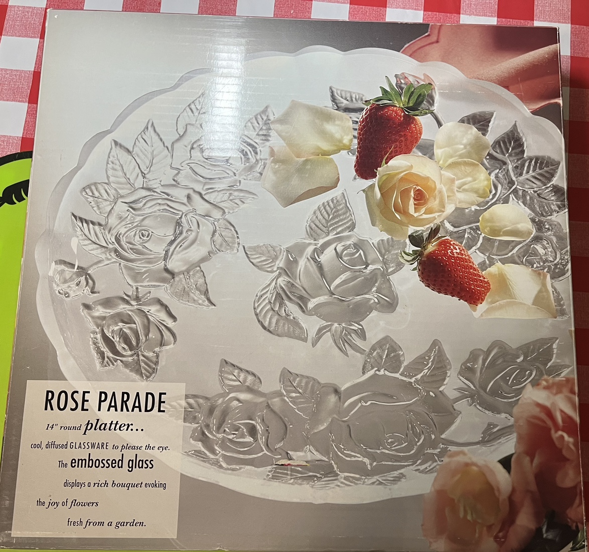 Laura Glass International Rose Serving Platter - photo 4