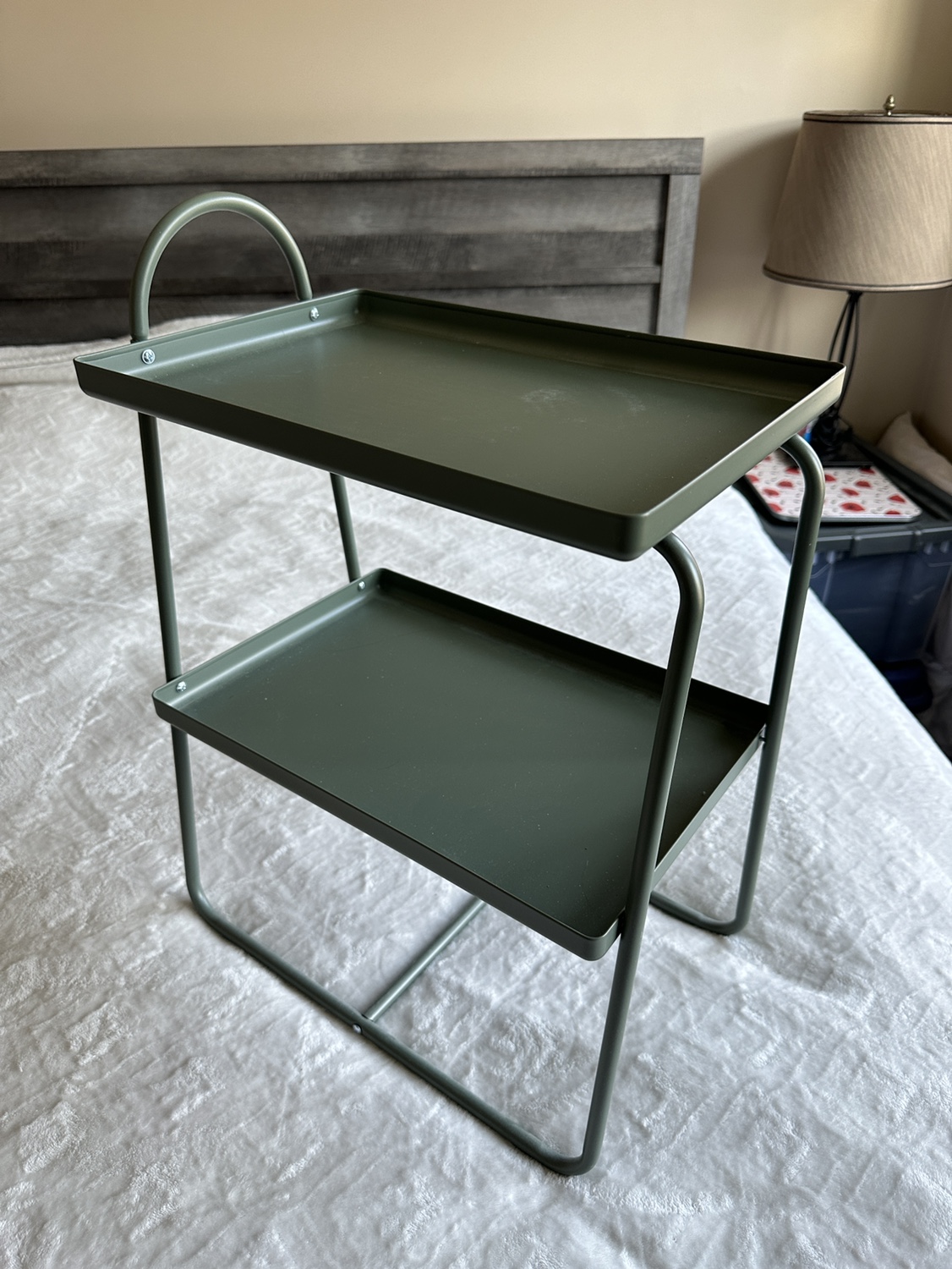 IKEA bed table - green
