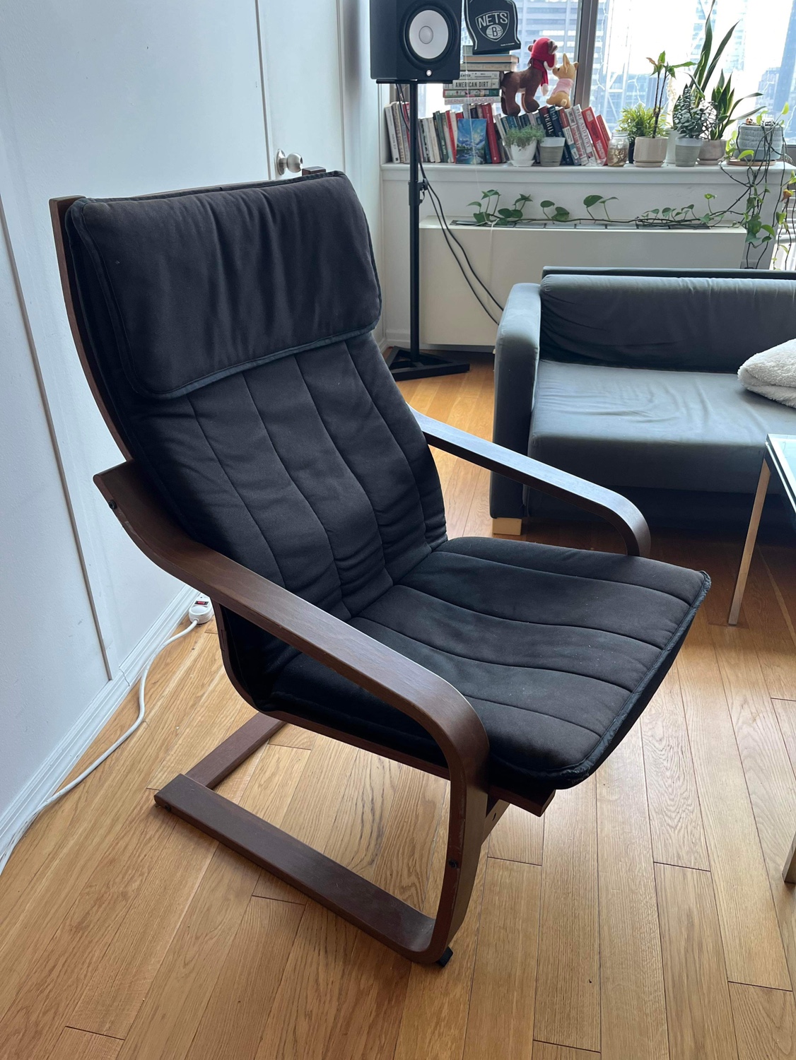 Black/Brown IKEA Armchair