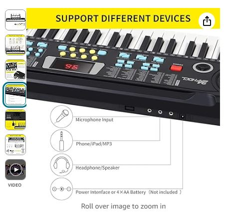 Piano RockJam electronic image indicator(2)