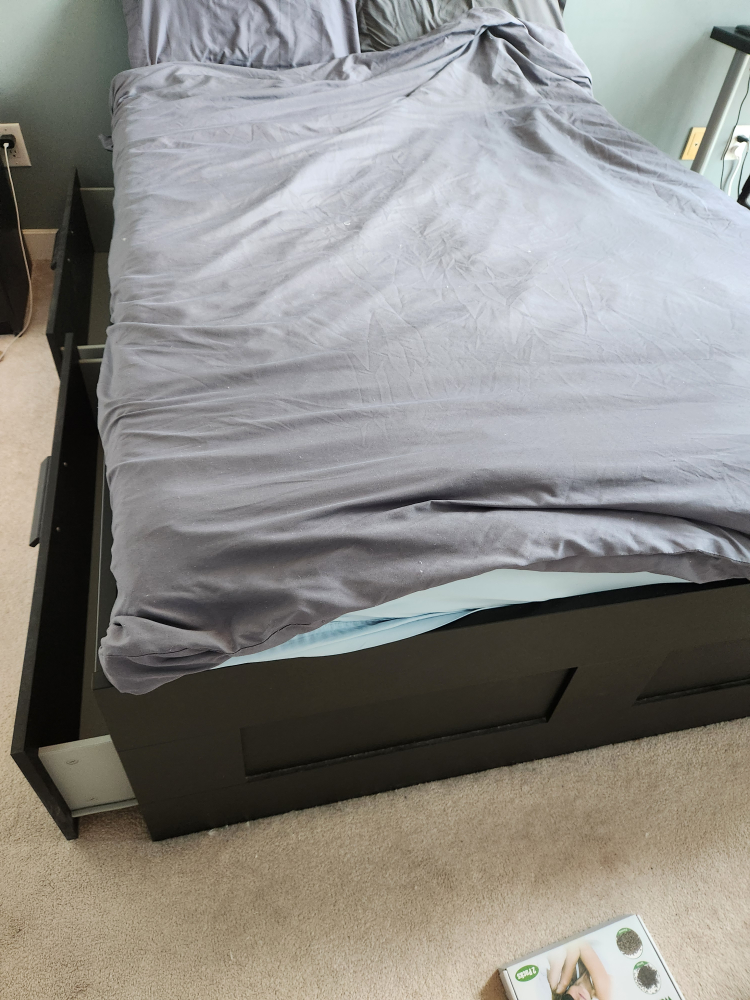 IKEA BRIMNES Full/ Double Bed Frame with Storage