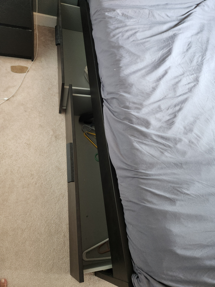 IKEA BRIMNES Full/ Double Bed Frame with Storage - photo 2