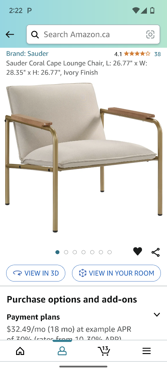 Sauder Cape Lounge Chair - photo 3