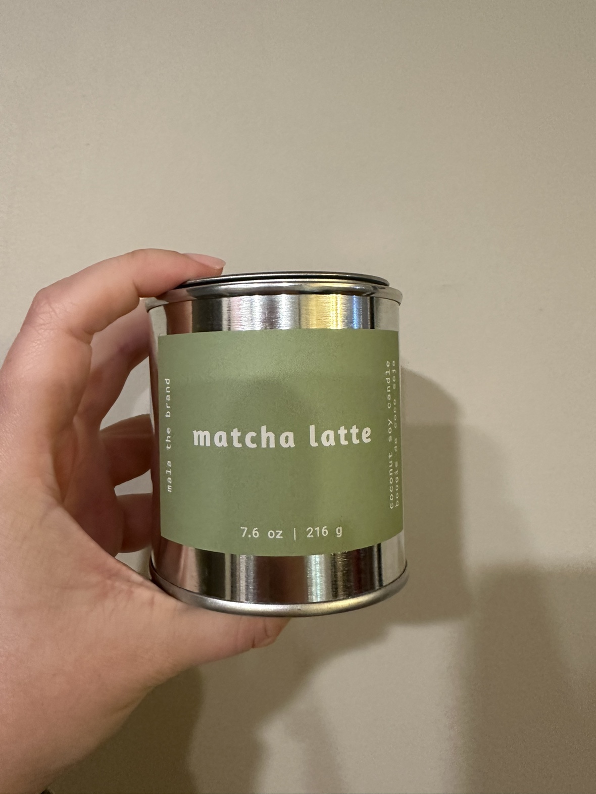 Mala the brand Matcha Latte Candle thumbnail