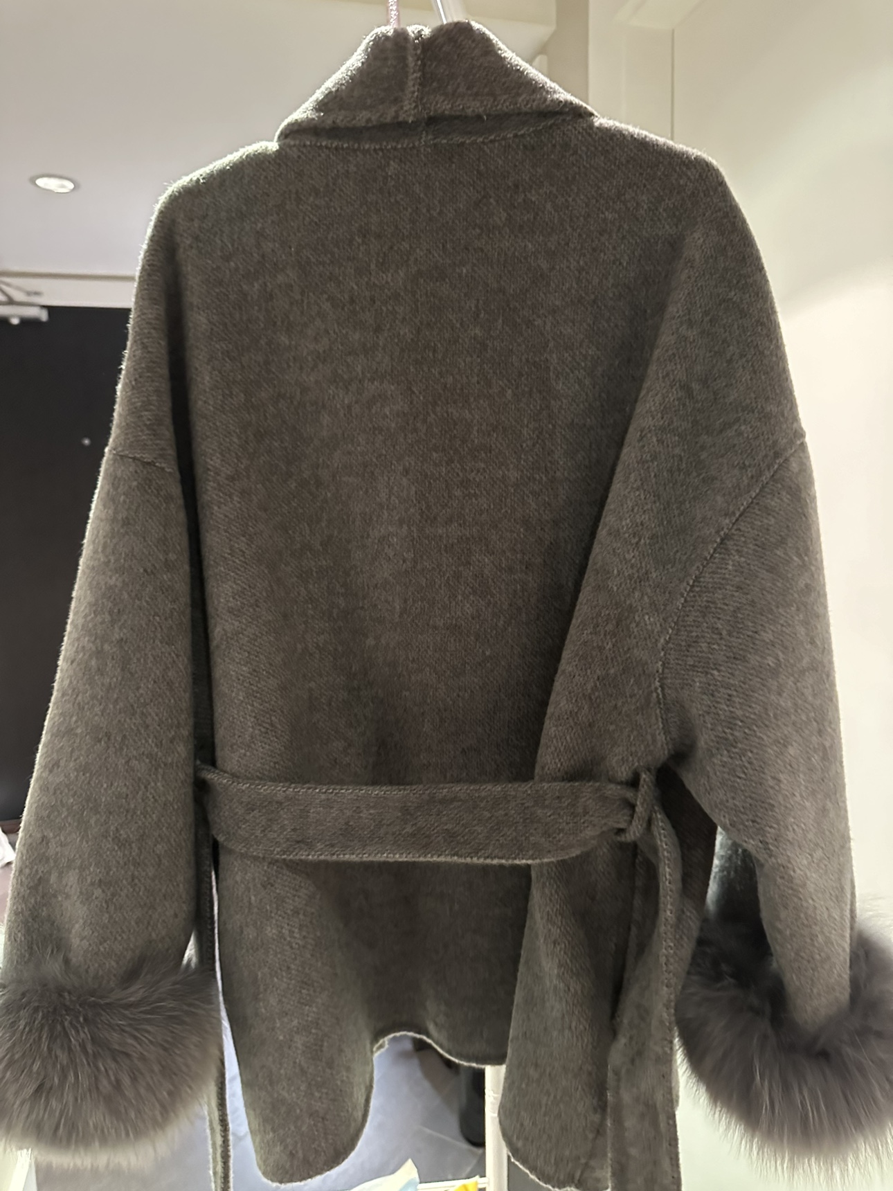Fur Trimmed Cardigan - photo 2