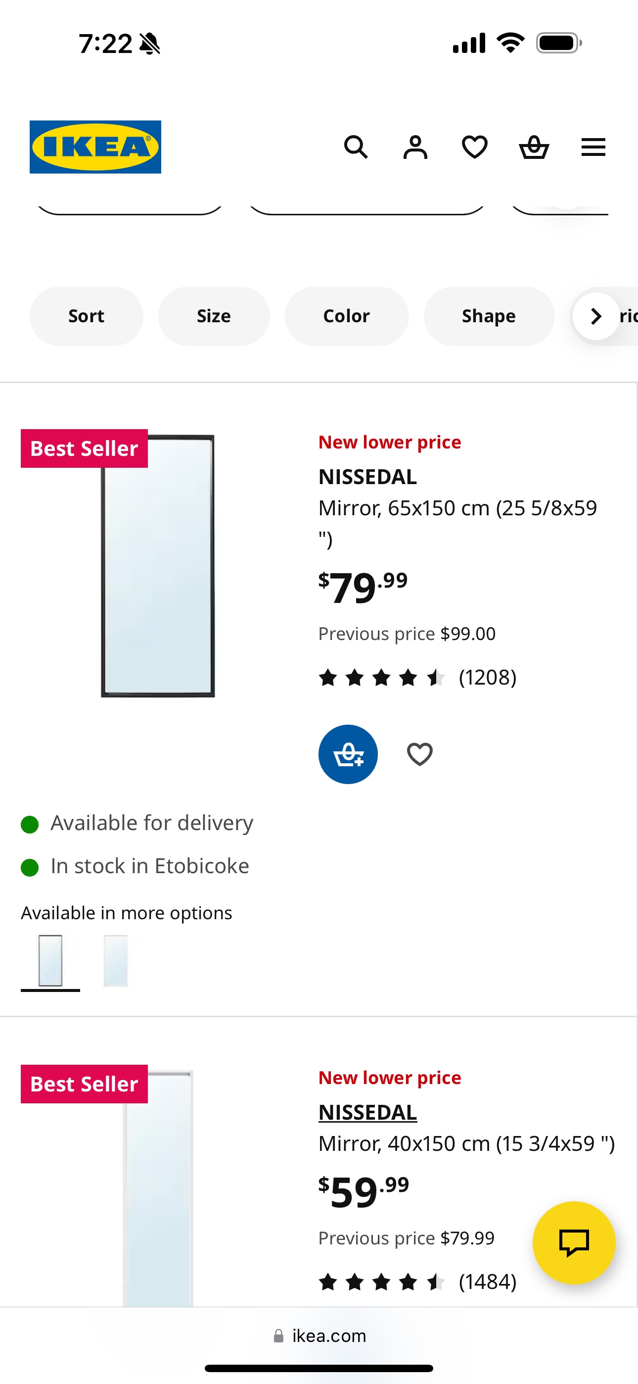 IKEA Mirror 65x150cm (Moving-out deal) - photo 3