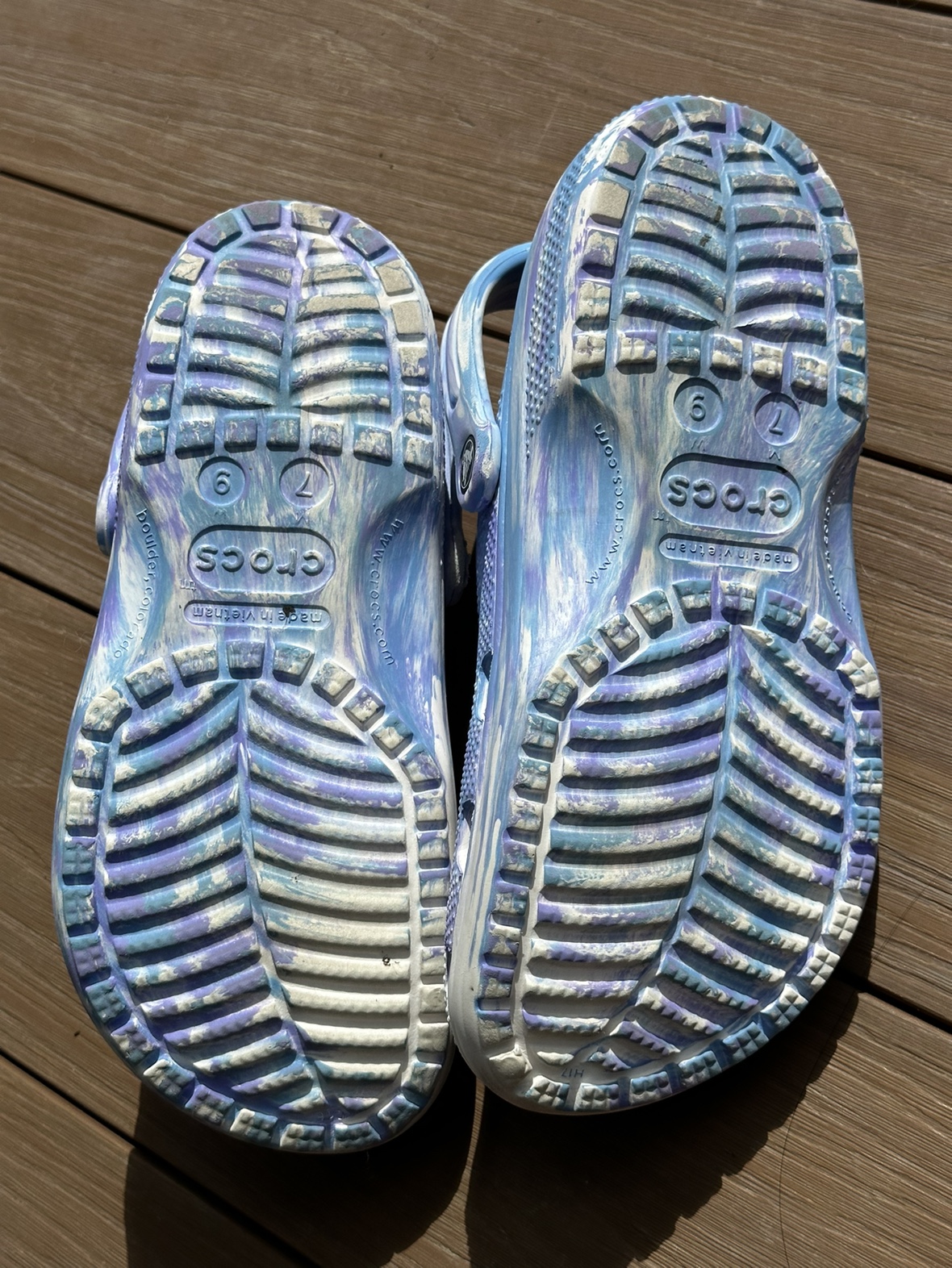 Crocs Marble Blue/White image indicator(6)
