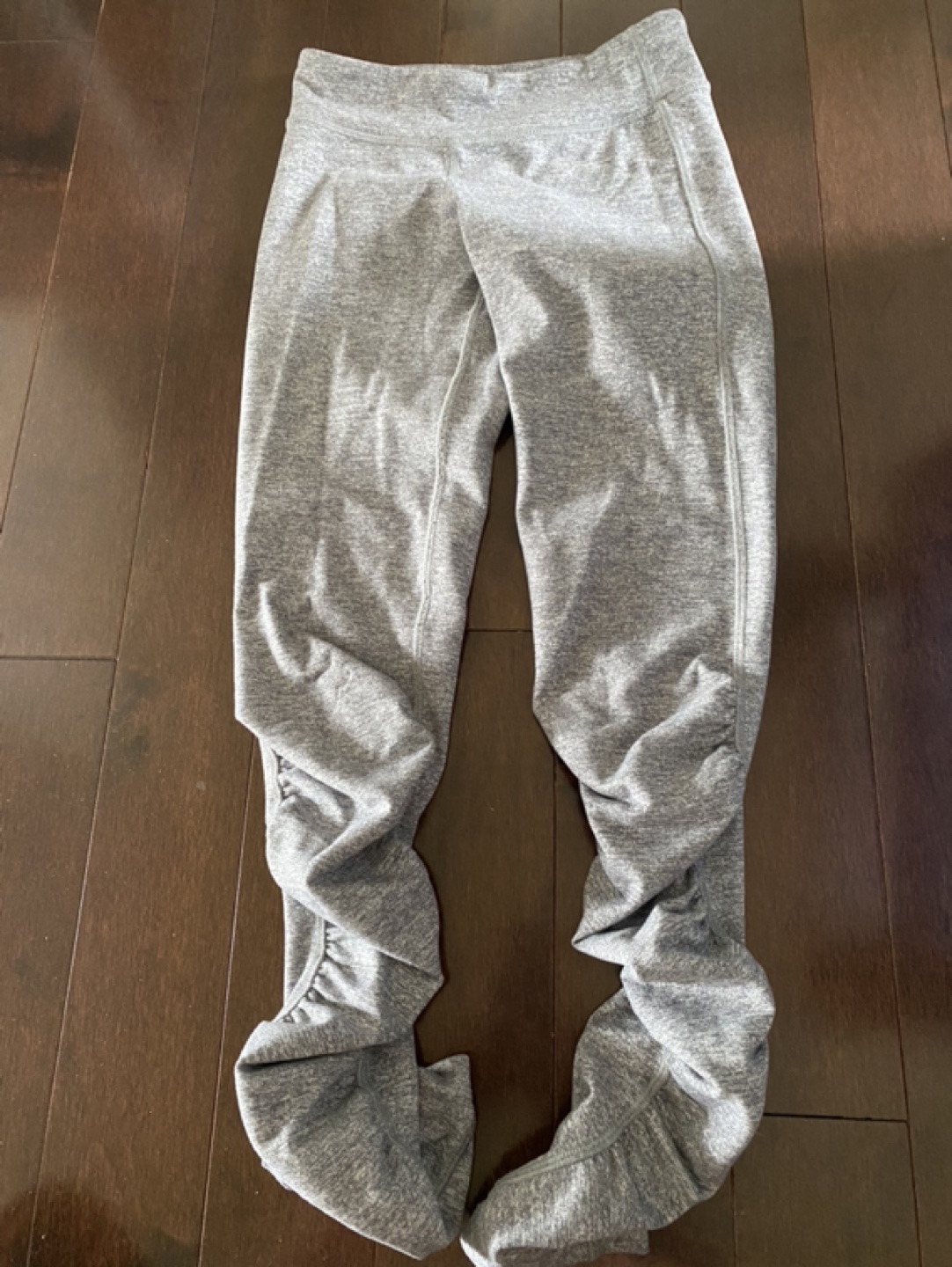 Grey Ivivva Ruched Leggings