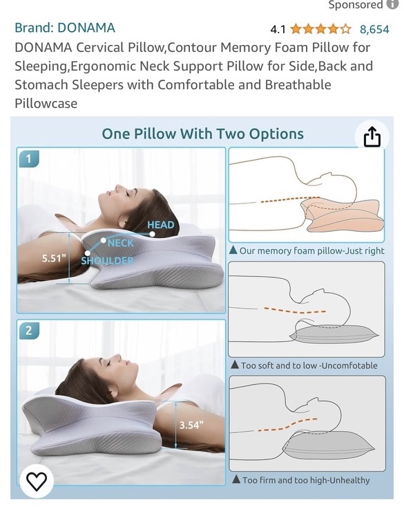 Memory Foam Pillow - photo 4