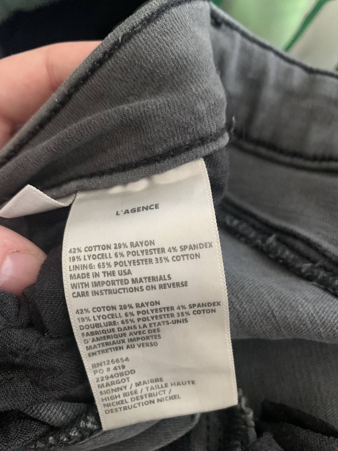 L'AGENCE Grey Distressed Jeans - 23 image indicator(4)