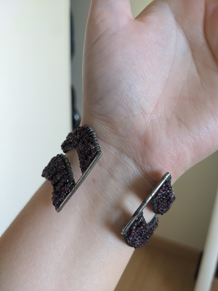 Dark Purple Beaded Wave Bracelet image indicator(2)