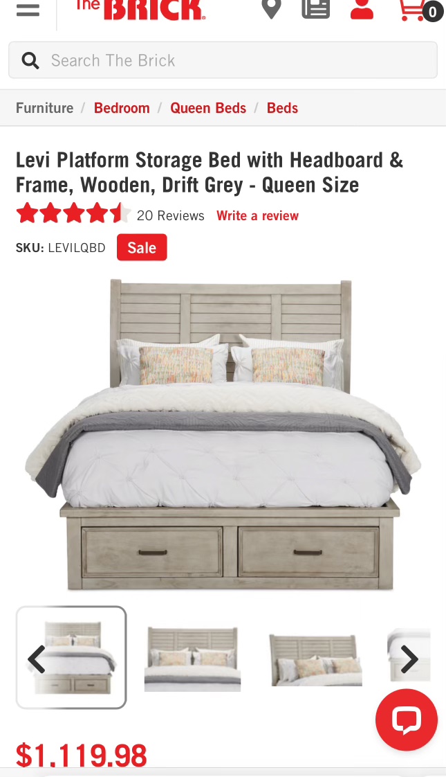 Moving Sale- Queen platform bed with storage - photo 2