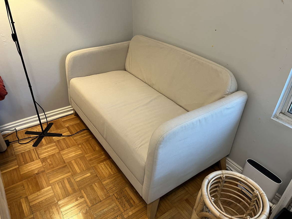 Ikea LINANÄS loveseat, vissle beige - photo 2