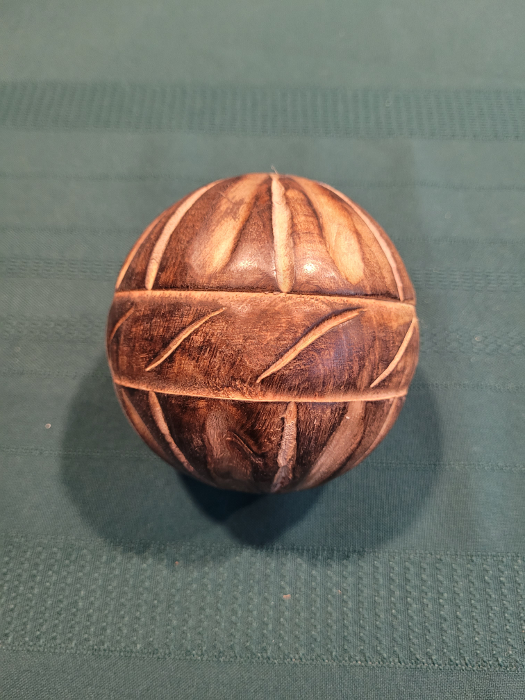 Carved Wooden Ball