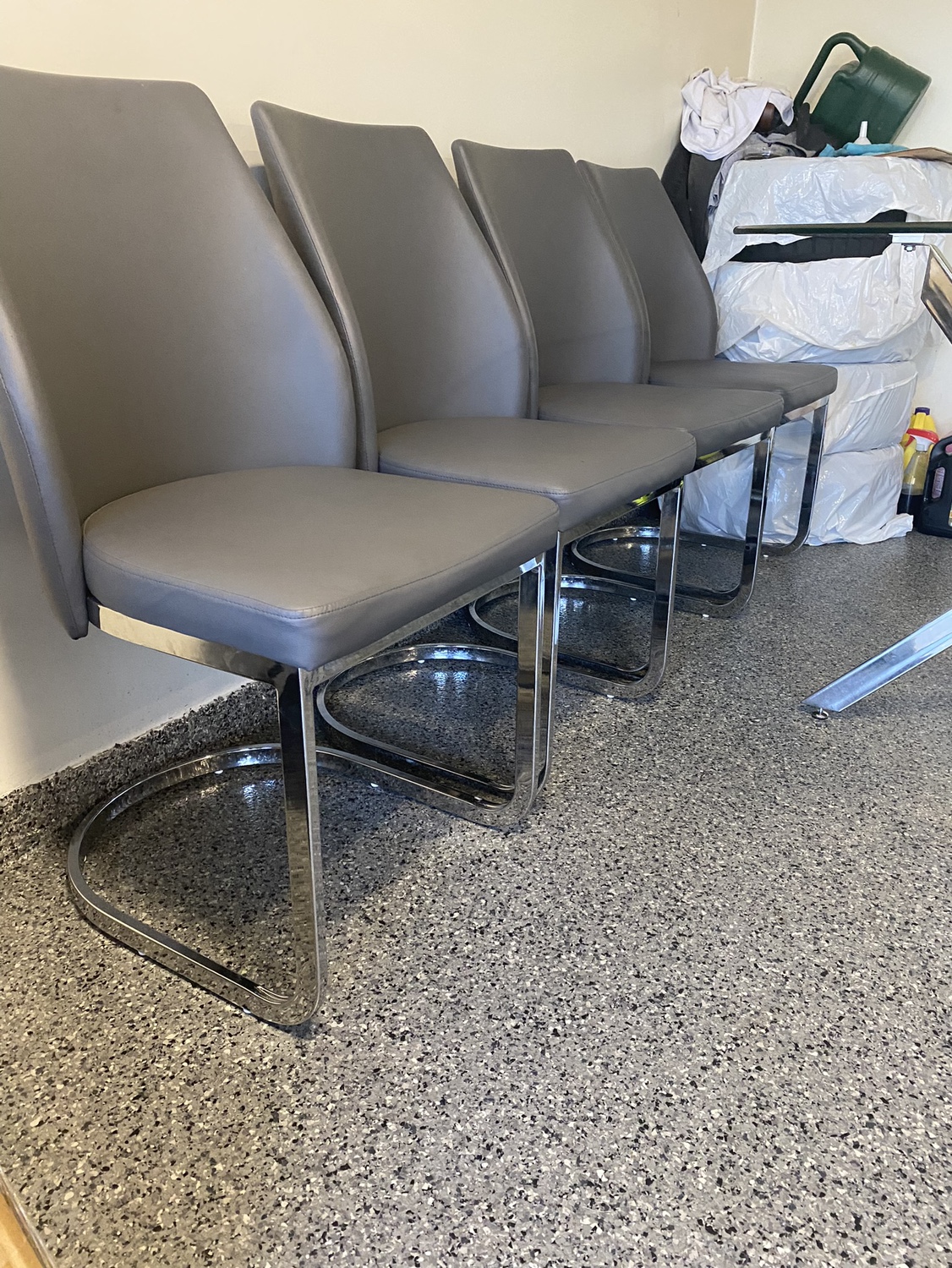 Glass Dining Table and 4 Chairs - photo 2