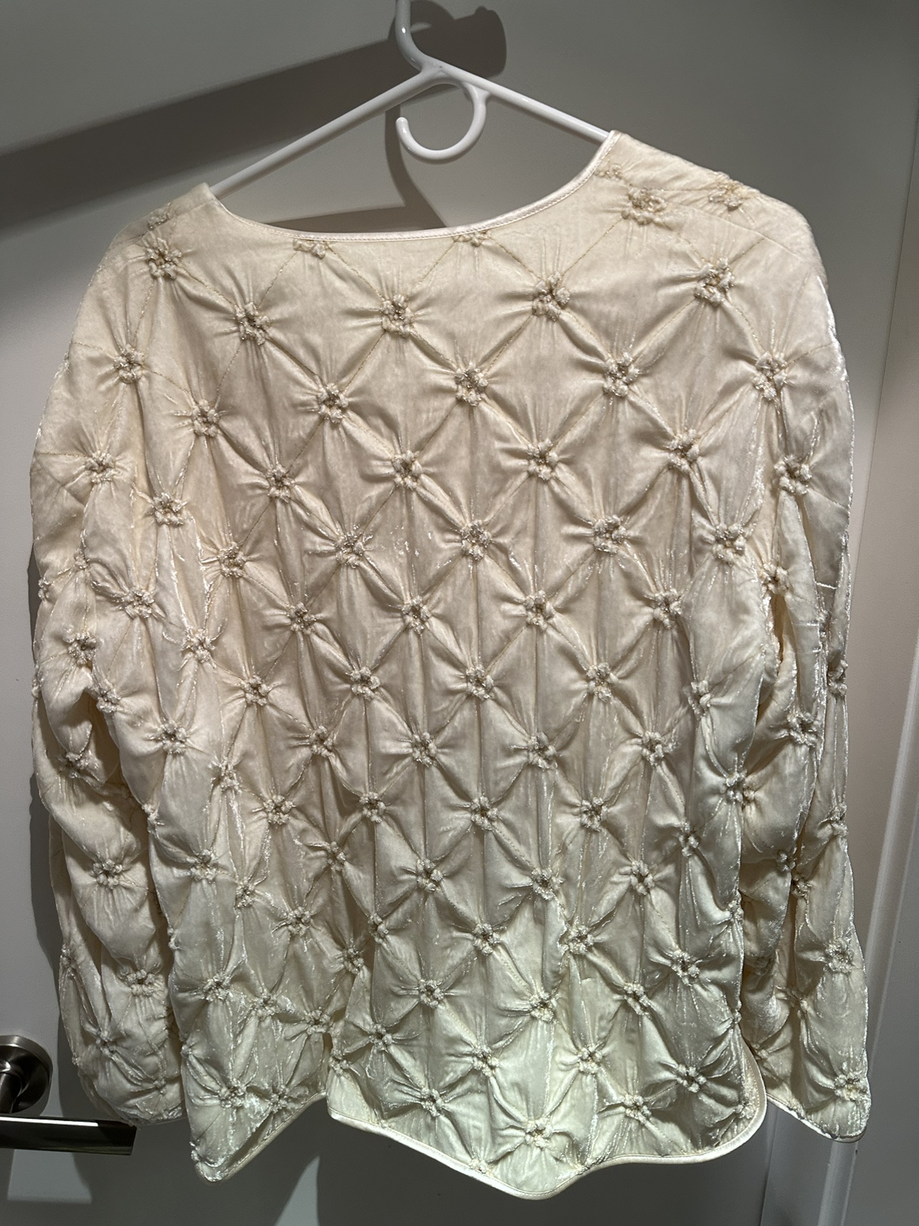 Cream Embroidered Jacket - photo 3