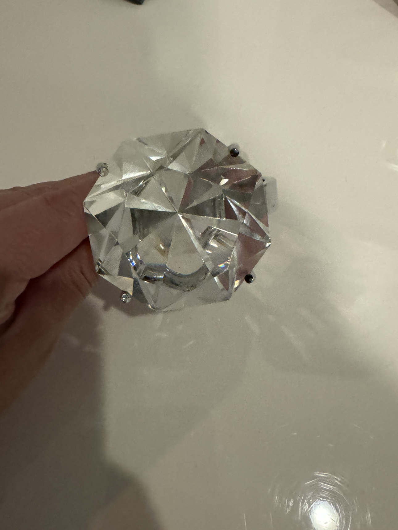 Diamond Ring paperweight/decor/ jewelry image indicator(3)