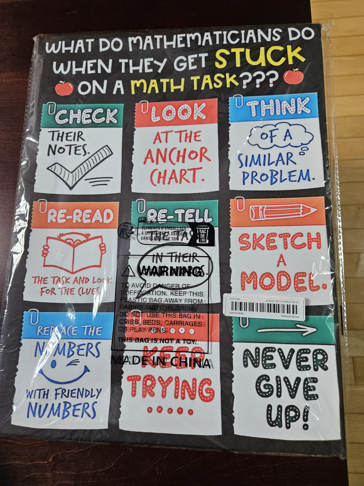 Classroom Math Poster
