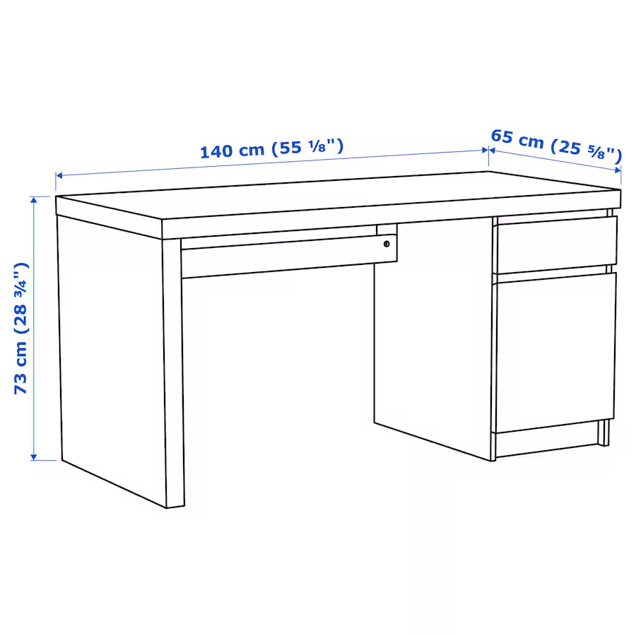 IKEA MALM Desk - photo 4