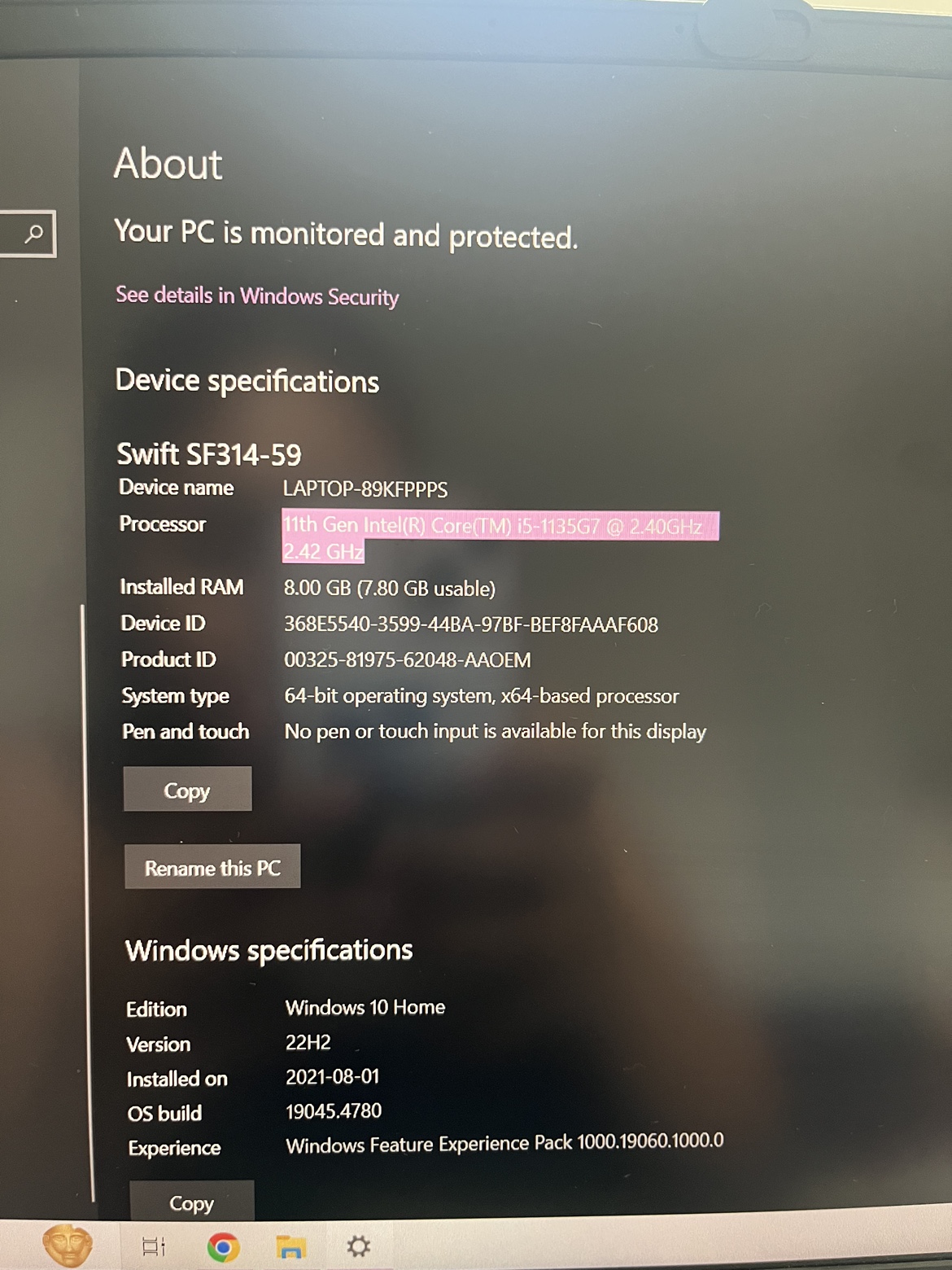 Acer Swift Laptop - photo 3