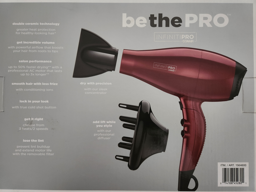 new salon hair dryer 🥕 - photo 2