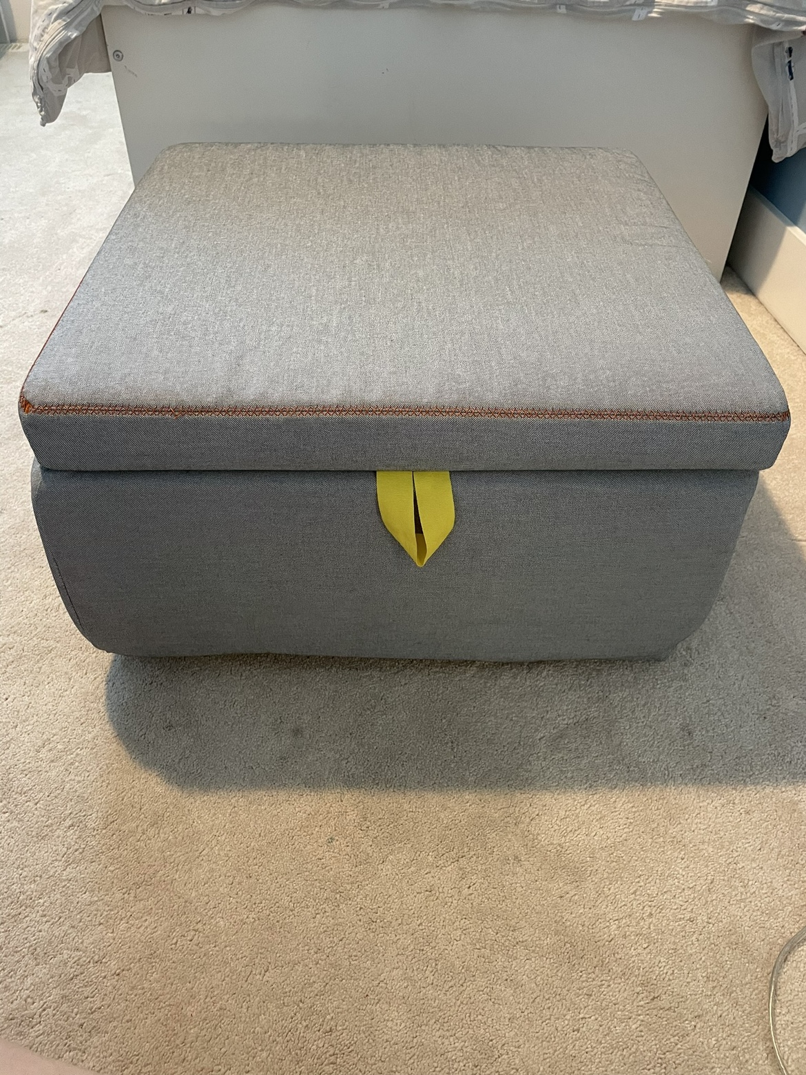 Ikea Twin Bed + 2 ottoman with storage