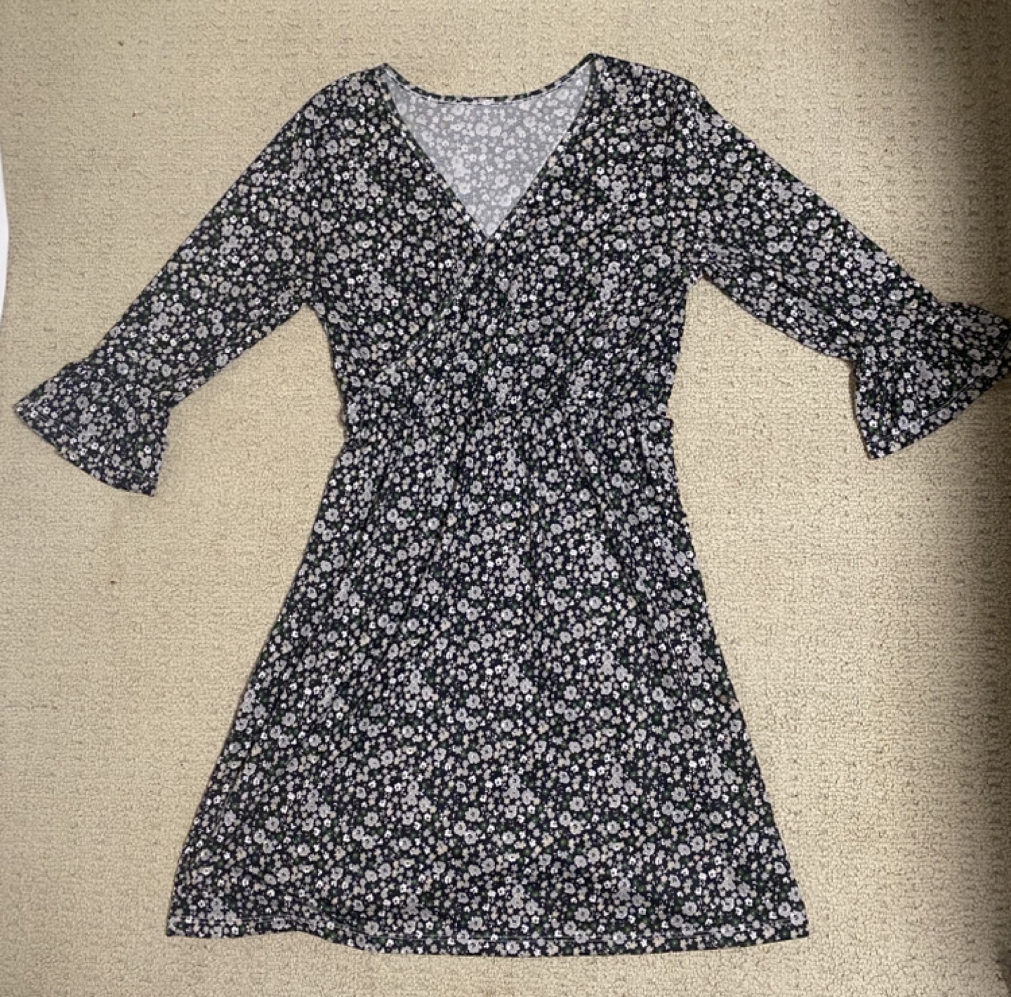 Black Floral Dress image indicator(2)