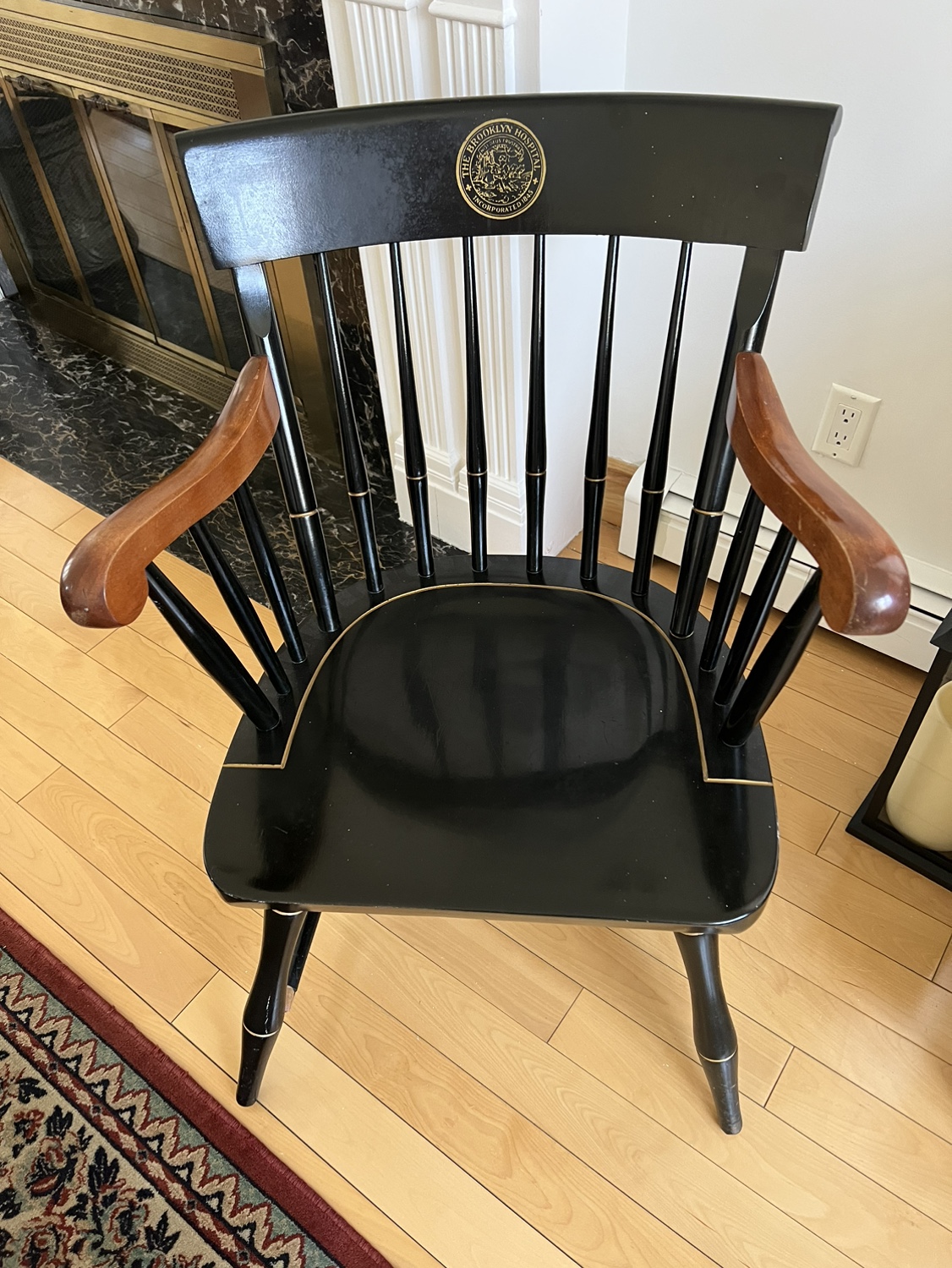 Vintage antiques Brooklyn hospital chair