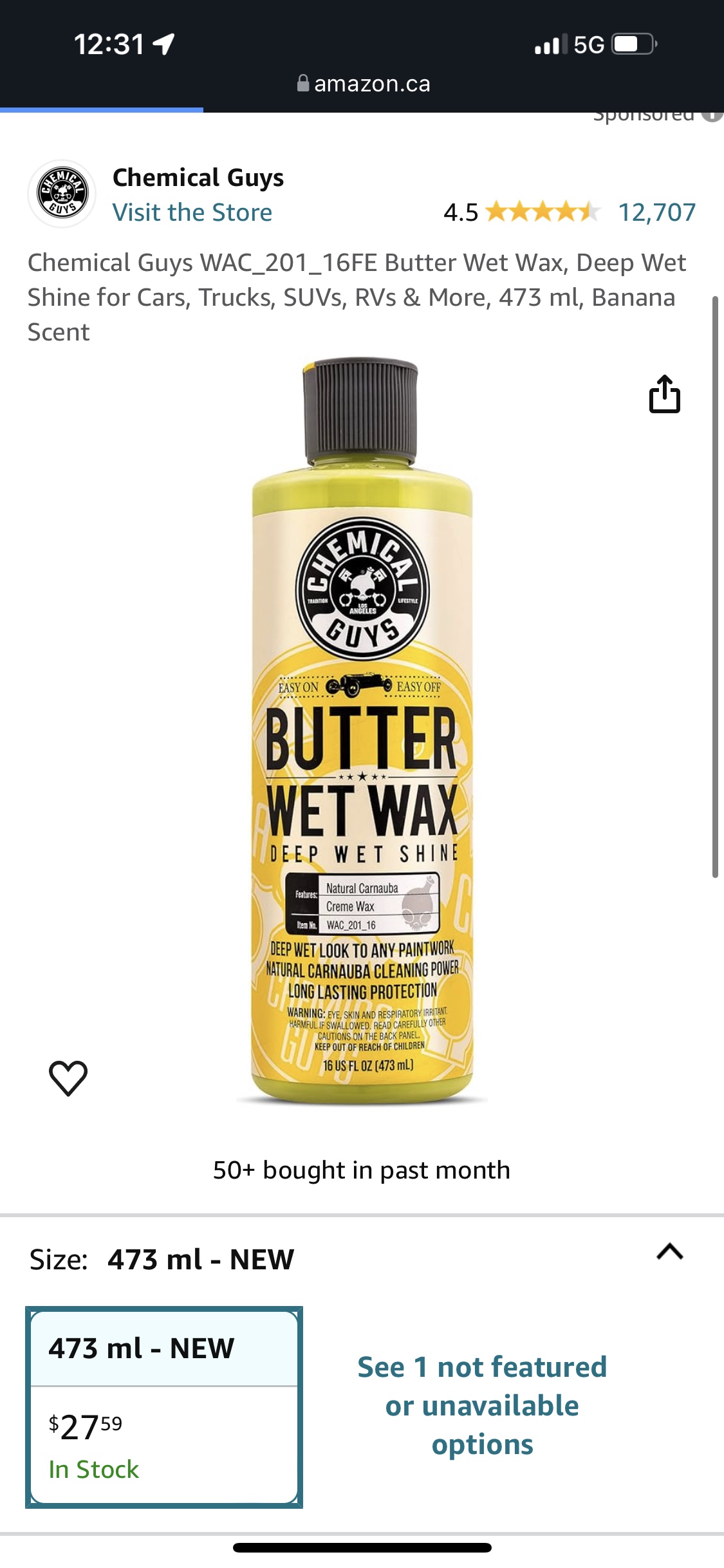 Chemical Guys Butter Wet Wax thumbnail