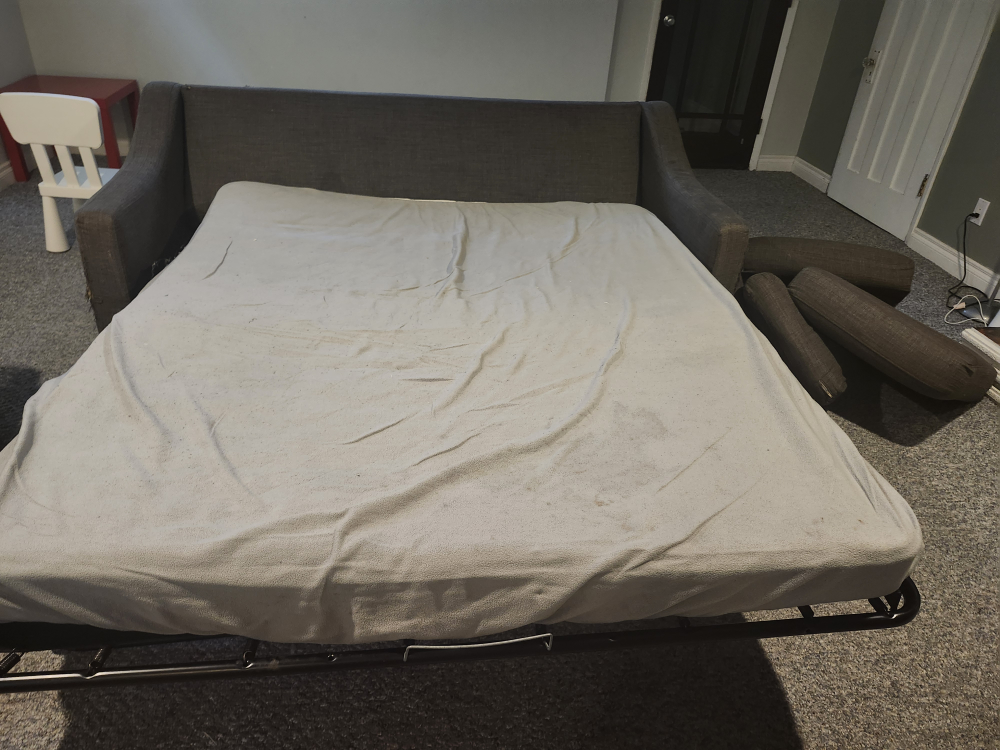 Grey Sofa Bed - photo 2