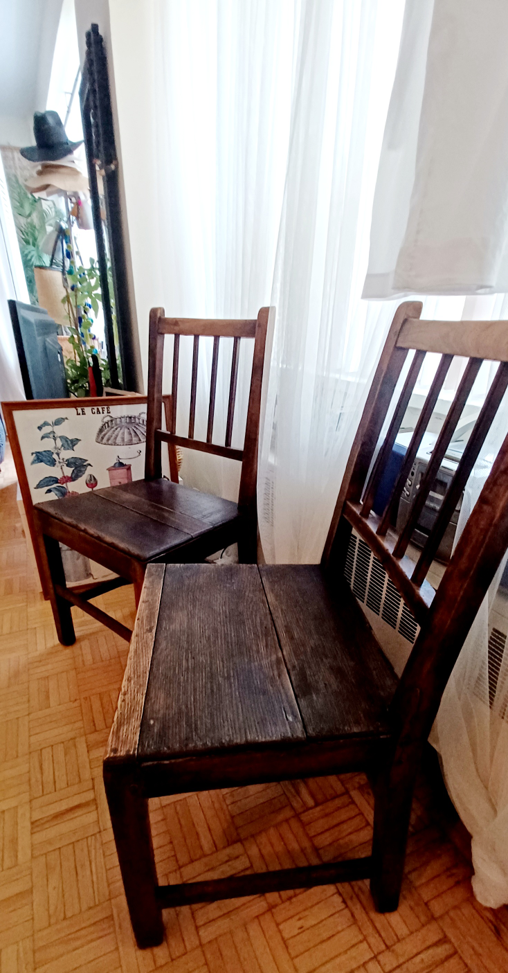 antique Rustic chair set